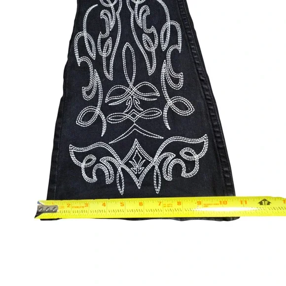 Idyllwind Saddle Drive High Rise Bootcut Jeans 4Wx32L Embroidered Western Boho - Picture 9 of 9